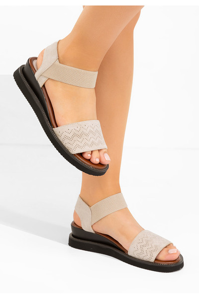 B T Shoes Γυναικεία σανδάλια Aylina μπεζ