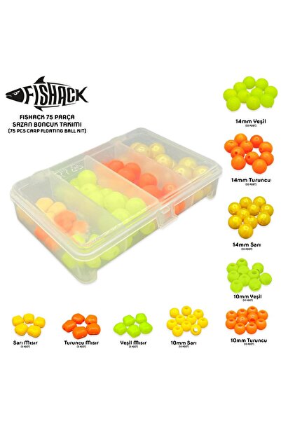 Fishack Carp Pearl 75 Parça Sazan Boncuk Seti