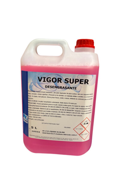 VIJUSA VIGOR SUPER 5 L - DEGRESANT PUTERNIC - pentru diverse suprafețe, inclusiv plăci ceramice