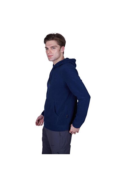 Alpinist Cliff Men's Hooded Fleece Navy Blue (600509)