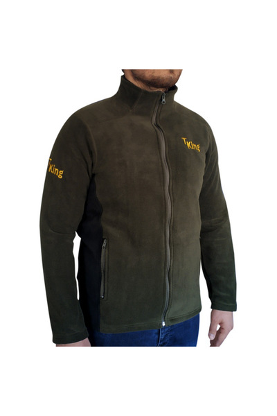 ThermoKing Sportline Fleece Coat Khaki-Black