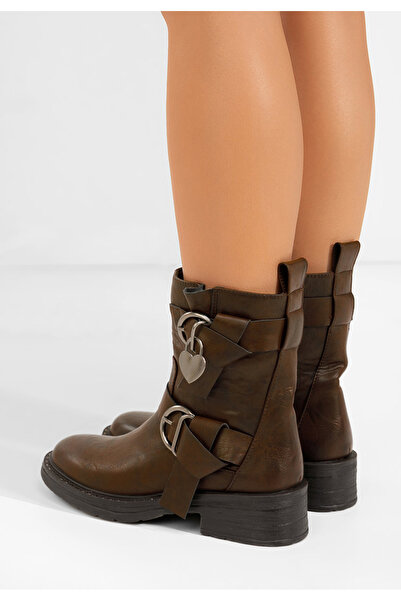 B T Shoes Ghete inalte dama Hettia maro