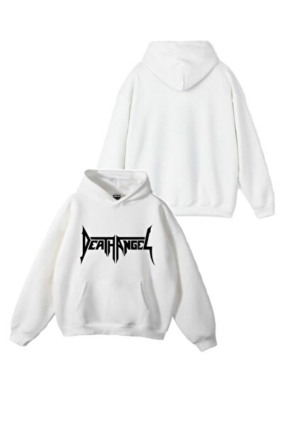 Sebesta Fashion New Season Death Angel Printed 3 Yarn Cotton Hooded Sweatshirt