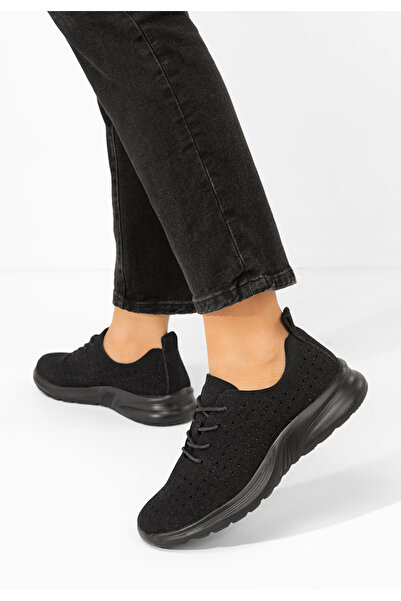 B T Shoes Černé dámské tenisky Clarence