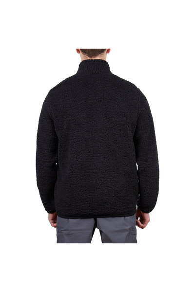 Alpinist Plus Teddy Men's Fleece Coat Black (600506)