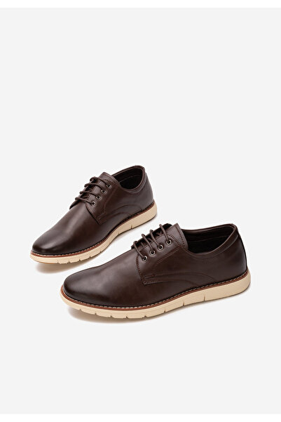 B T Shoes Hnedé pánské polobotky Marty