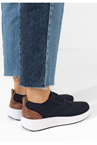 B T Shoes Tmavě modré dámské polobotky Sorisa