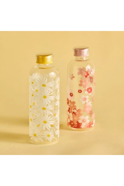 Generic Camellia Borosilicate Bottle - 1 L