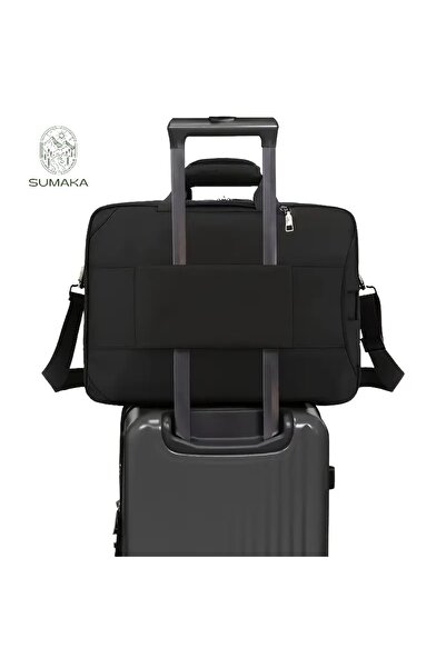 SUMAKA Laptop Bag 15.6 inch - Business Travel Backpack Handbag Briefcase Shoulder Messenger Bag Work Office
