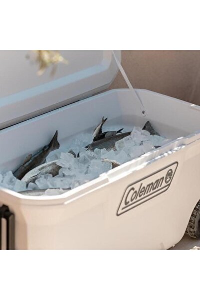 Coleman Cooler Ice Box - Coleman - Xtreme Wheeled 100 Qt Wheeled - 94.6 Lt - White
