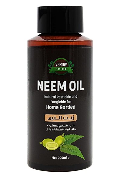 Vgrow Prime زيت النيم للنباتات - مكافحة فعالة للآفات والفطريات للنباتات الداخلية والحديقة المنزلية