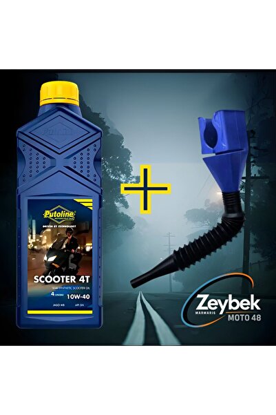putoline Scooter 4T 10W-40 + Hediey Yağ Dolum Aparatı