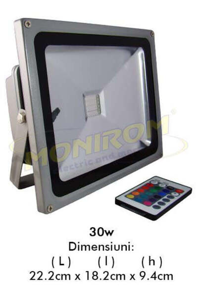 VTM Proiector LED RGB 30W cu telecomandă pentru petreceri și relaxare