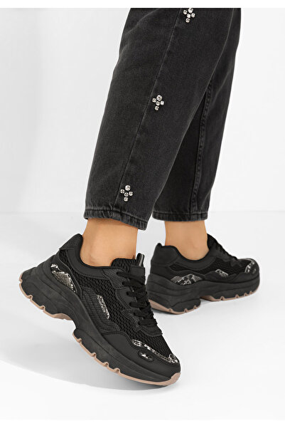 B T Shoes Černé dámské tenisky Marylin