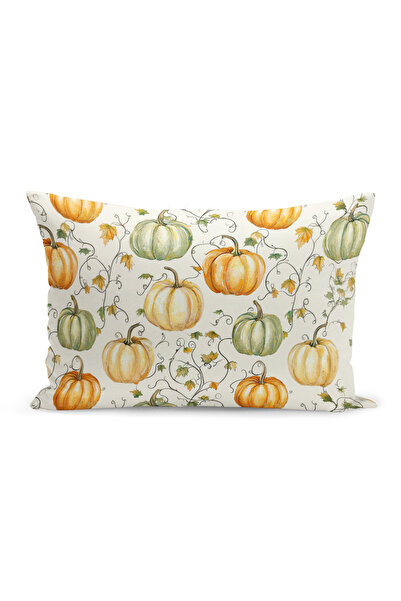 Bertille Home Φθινοπωρινή καρό σειρά με εμπριμέ κάλυμμα μαξιλαριού διπλής όψη...