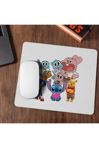 OEM Mousepad Gumball Stitch Sonic Winnie