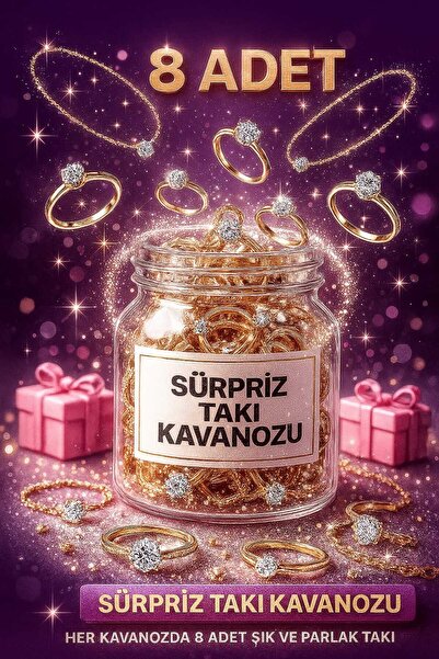 Zümrüt Toystore Jewelry Jar Surprise Jar (Necklace, Ring, Bracelet Etc.) Jewe...