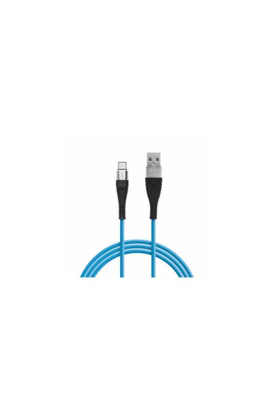 DELIGHT Data Cable iPhone 'Lightning', 2 m, silicone, 4 colors