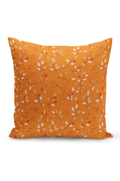 Bertille Home Autumn Plaid Series Double Side Printed Throw Pillow Case (Halloween Autumn Cushion Cover)