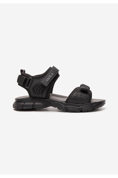 B T Shoes Black Spunky boys' sandals