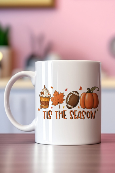 giftkonsept أكواب هدايا مطبوعة رقم 2 من مجموعة أكواب القهوة ذات الطابع الخريفي