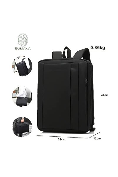 SUMAKA Laptop Bag 15.6 inch - Business Travel Backpack Handbag Briefcase Shoulder Messenger Bag Work Office
