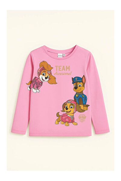 kidstalya Detailed character girl's bodysuit - pink