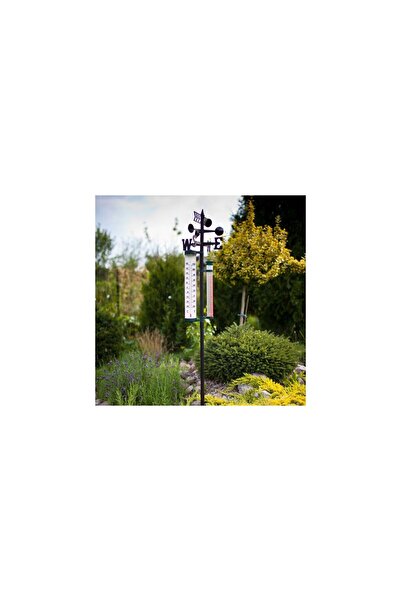 Pepita Statie meteo de gradina termometru, pluviometru, anemometru 145 cm