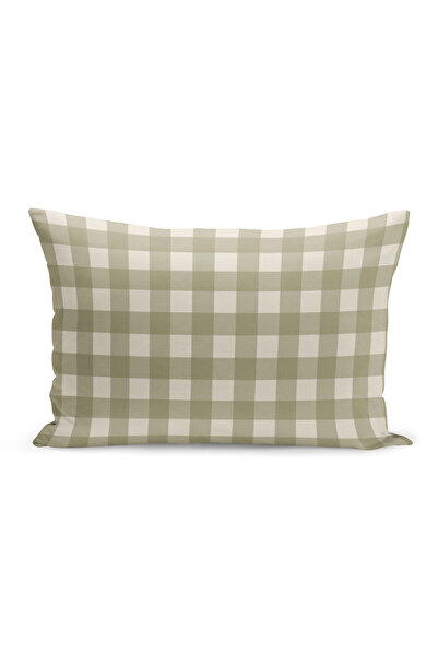 Bertille Home Φθινοπωρινή καρό σειρά με εμπριμέ κάλυμμα μαξιλαριού διπλής όψη...