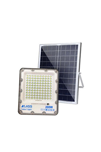VTM Klass Proiector Solar 200W, IP66 - Iluminare exterioară eficientă