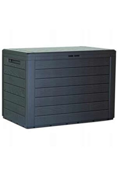 Prosperplast Garden storage box, anthracite, 78x44x55 cm, Woodenbox