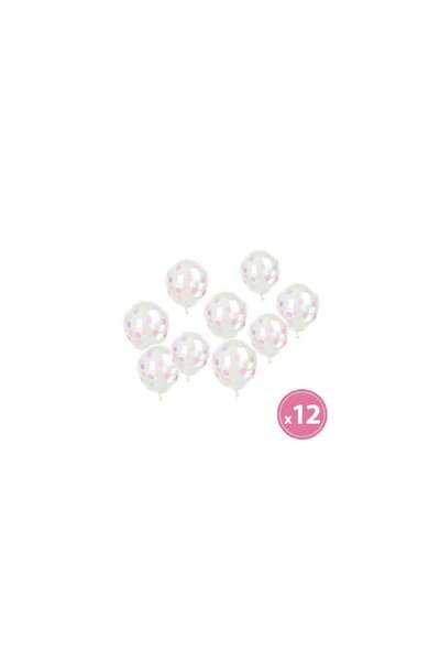 Mercaton Set baloane cu buline colorate – 12 piese / pachet