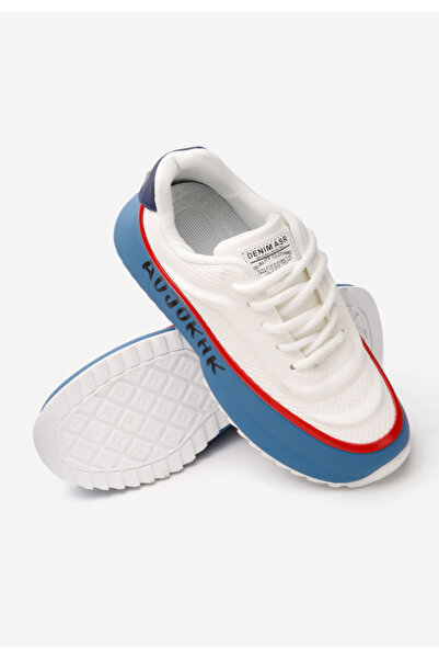 B T Shoes Bílé pánské tenisky Alvaro