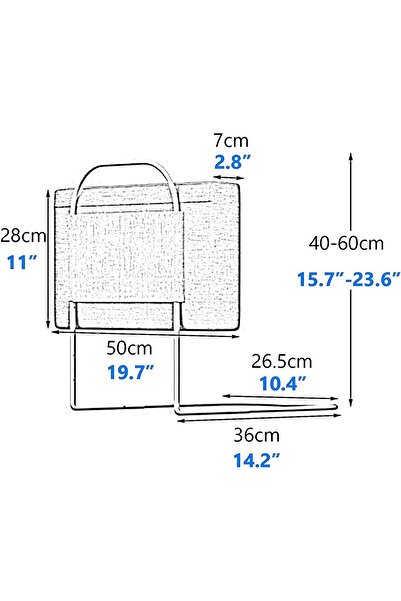 Dizanor 150x50 Cm Yatak Bariyeri Lüx Yatak Ve Baza Korkuluğu Güvenlik Bariyeri
