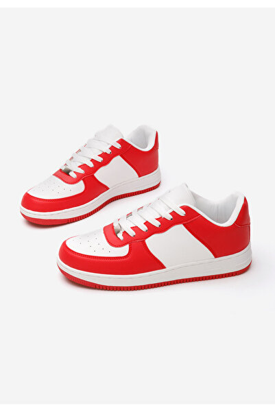 B T Shoes Johnny red men's sneakers