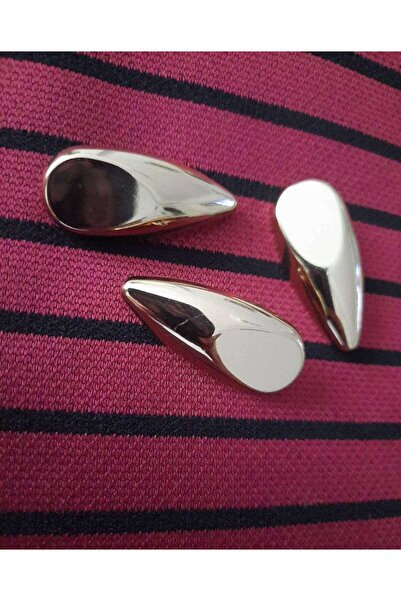 beyna aksesuar Gold Metal Button 3.5 cm 1 Pack 3 Pieces