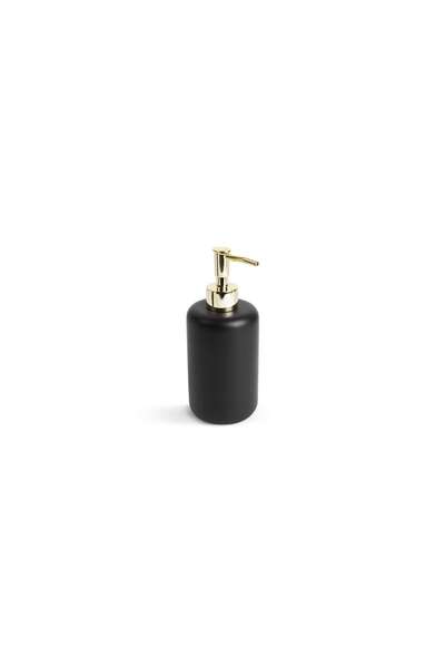 Bewello Hand Soap Dispenser – Matte Black / Glossy Gold