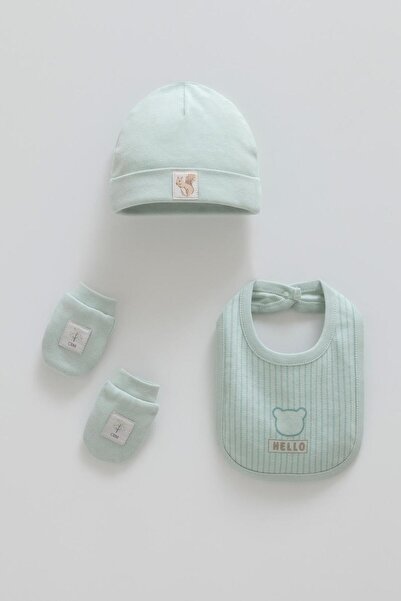 Caramell مجموعة قفازات وقبعة من ليتل إيمو هيلو فورست مكونة من 4 قطع