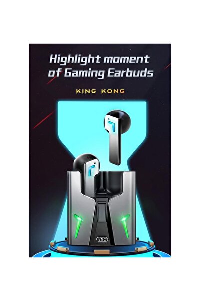 İMEXTECH Kingkong Bt5.2 Tws Kulakiçi Çift Modlu Enc Dokunmatik Kontrollü Kabl...