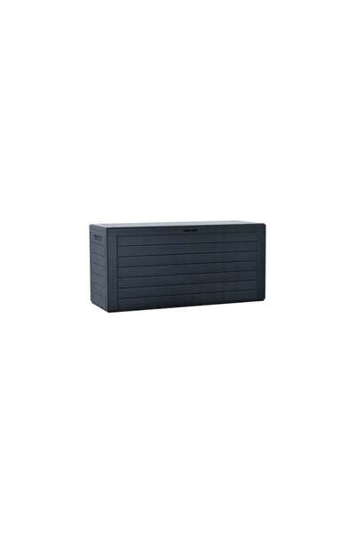 Prosperplast Ladă de grădină, antracit, 116x44x55 cm, cutie din lemn