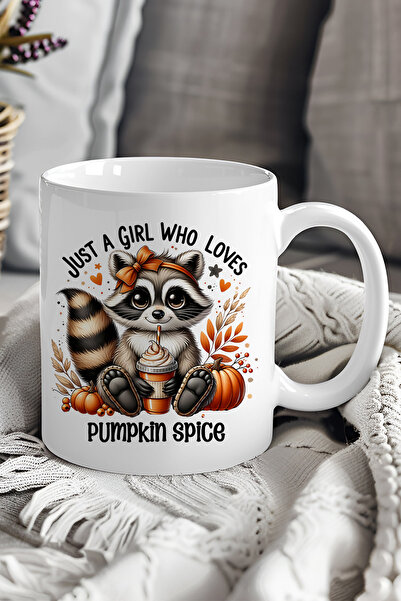giftkonsept Just a Girl Who Loves Pumpkin Spice Printed Gift Mug