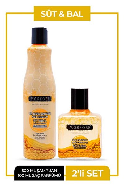 Morfose Süt+bal saç şampuanı + saç parfümü