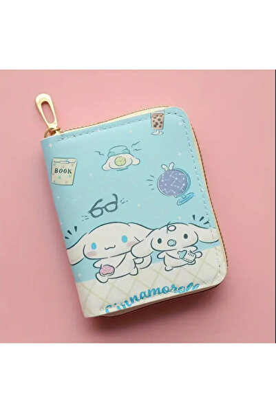 BABUN Sanrio Character Leather Zippered Kuromi Melody Girls' Teenager Coin Purse Children's Wallet