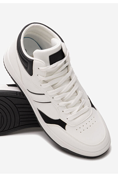 B T Shoes Bílé pánské tenisky Gavril