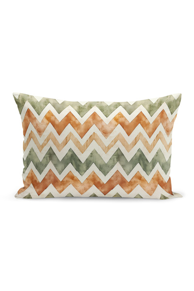 Bertille Home Autumn Plaid Series Double Side Printed Throw Pillow Case (Halloween Autumn Cushion Cover)