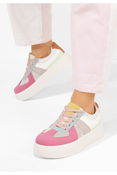 B T Shoes Sneakers cu platforma Fyonna multicolori