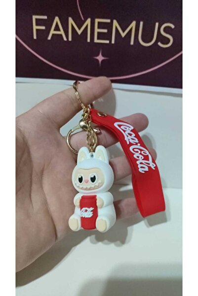 FAMEMUS ACCESSORY سلسلة مفاتيح من السيليكون من لابوبو