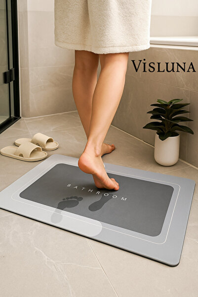 VİSLUNA (1 штука) Килимок для ванної кімнати з нековзною підошвою, розмір 40*60 см