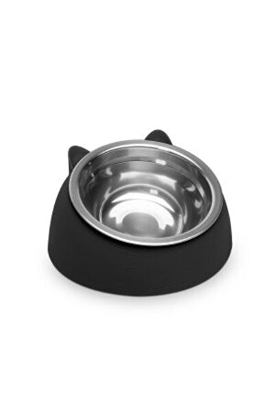 Yummie Cat feeding bowl 165 x 100 mm black