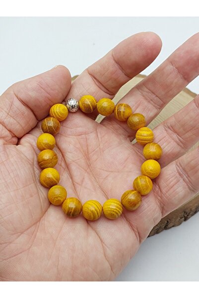 Yasamtohumu Βραχιόλι από ξύλο ούδι 10mm (56708)